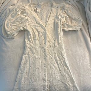 NWT H&M white eyelet sundress
